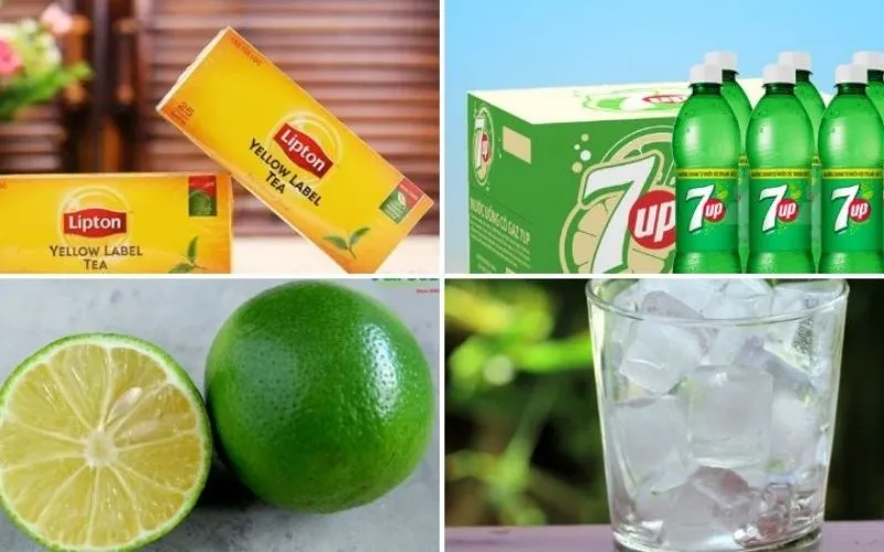 Gợi ý món trà lipton pha với 7up, giúp giải tỏa cơn khát vào những ngày hè oi ả