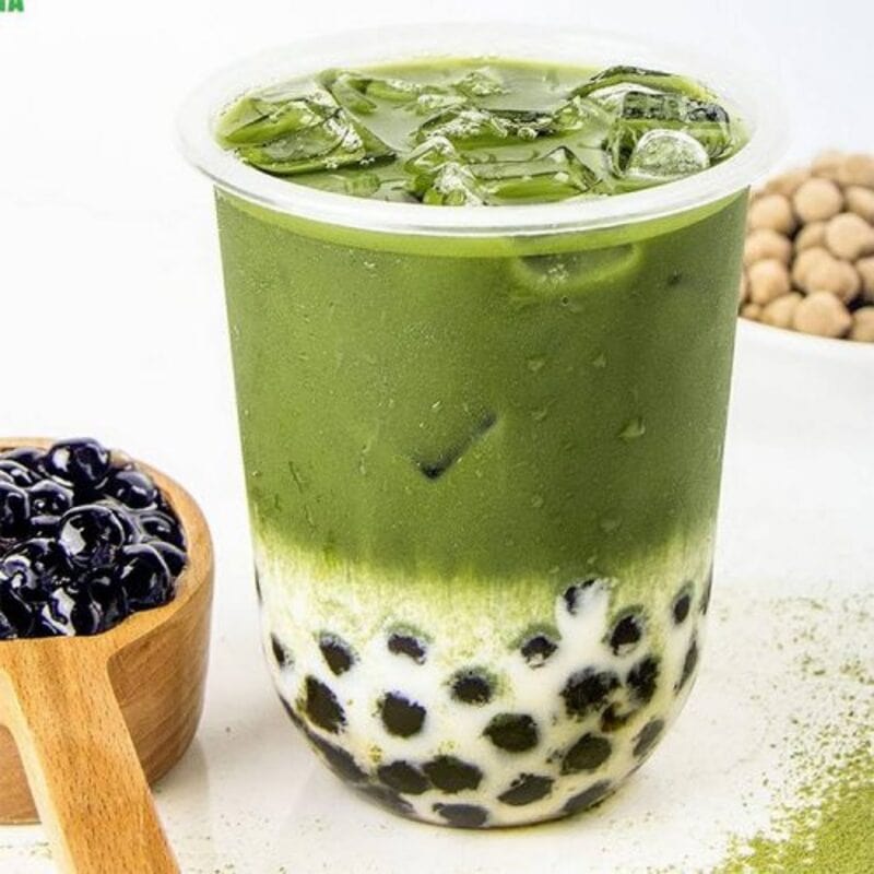 cách làm trà sữa từ bột matcha