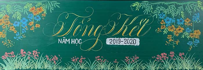 Mẫu bảng tổng kết năm học