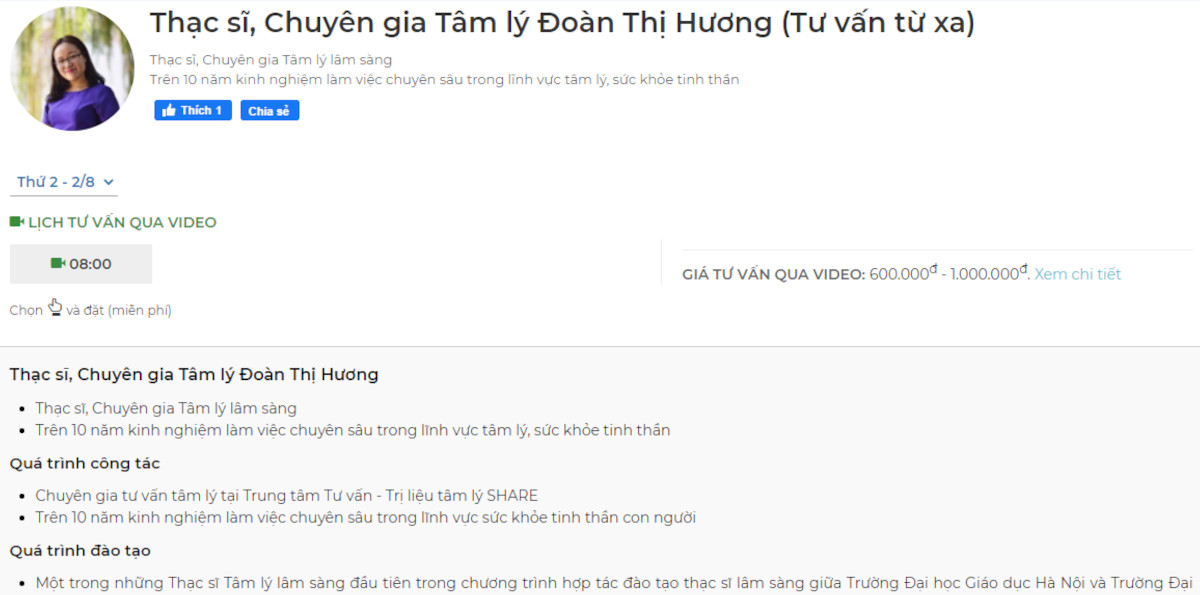 chuyen gia sunny đặng phương tư vấn tâm lý online