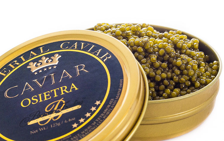 Trứng cá tầm Osetra Imperial Golden Caviar