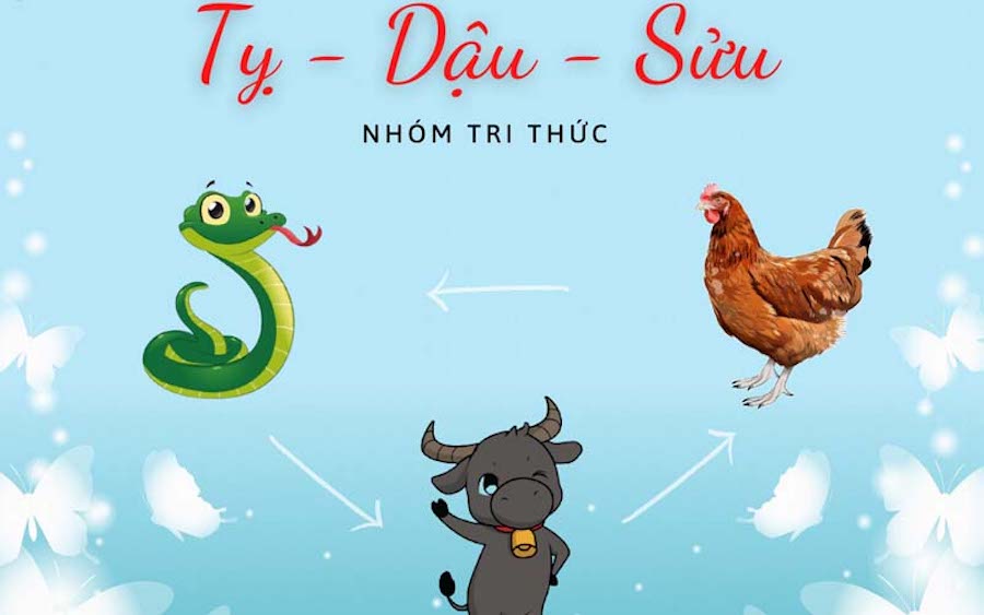 Tam hợp tuổi Sửu - Tỵ - Dậu