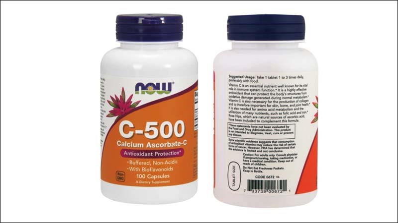 Viên uống Now C-500mg