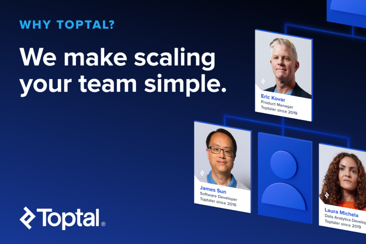 Toptal Freelance website 