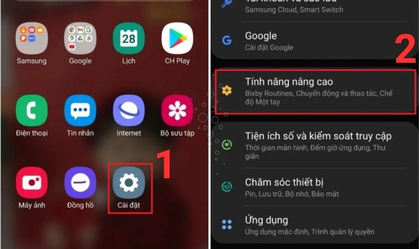 Hướng dẫn cách chạm 2 lần mở màn hình Samsung