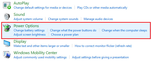 Chọn Change plan settings