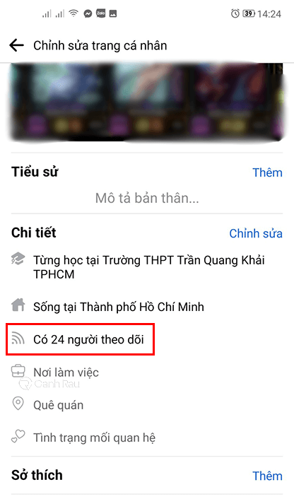 Hướng dẫn cách bật chế độ theo dõi trên Facebook hình 15