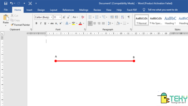 Cách kẻ đường thẳng trong word3