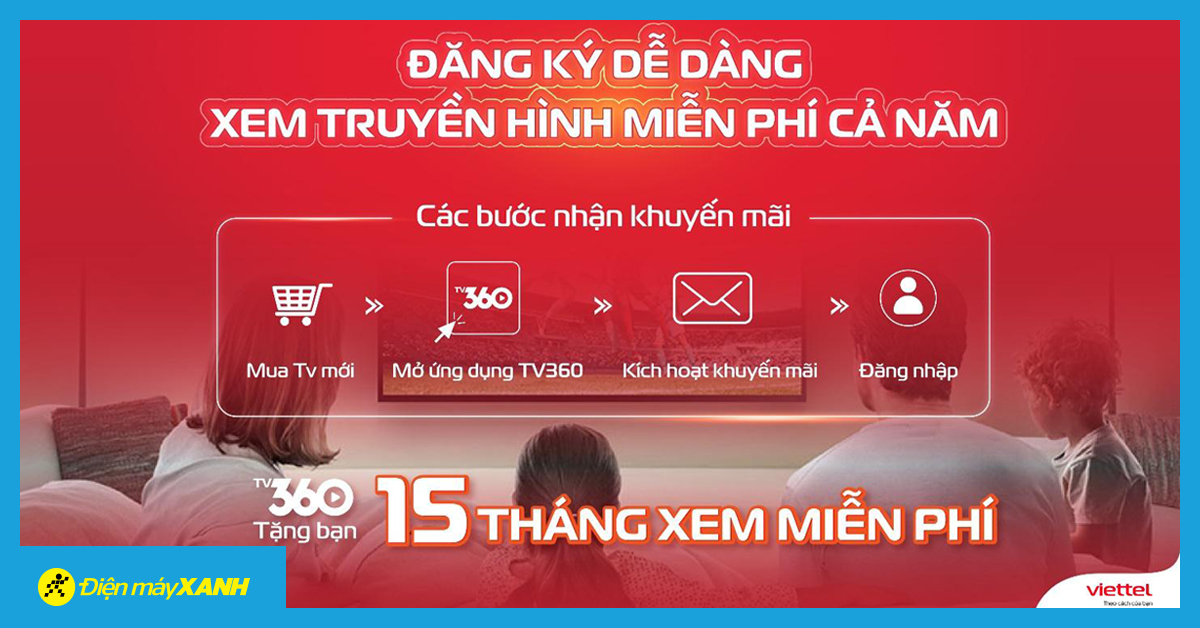 Hướng dẫn nhận quà tặng ứng dụng TV360 khi mua tivi Samsung