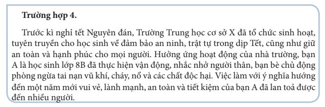 Là học sinh, em có thể làm gì để nhắc nhở người thân, bạn bè chủ động phòng ngừa tai nạn vũ khí, cháy, nổ