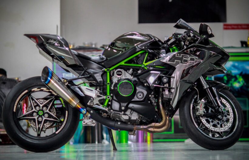 Hình ảnh Kawasaki Ninja H2R độ đẹp, cá tính