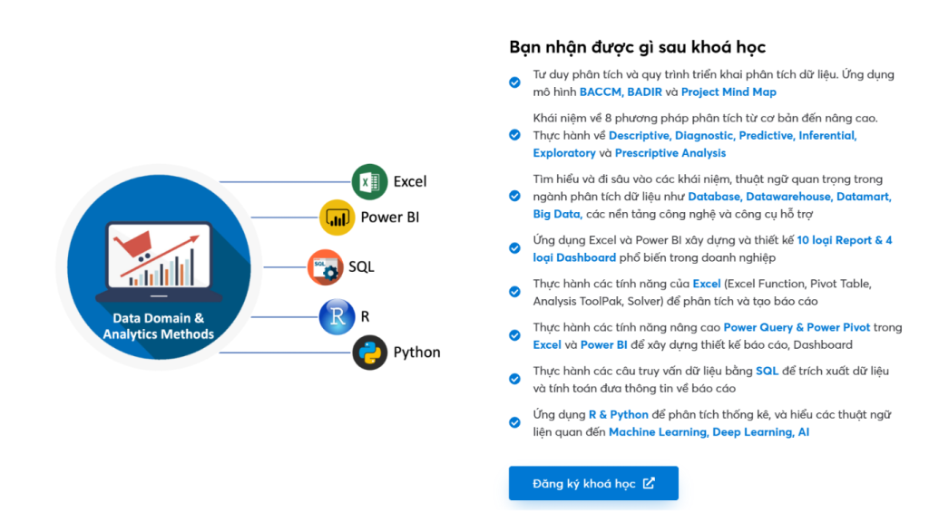 Những thứ học viên KPIM nhận được sau các khóa học Data Analyst