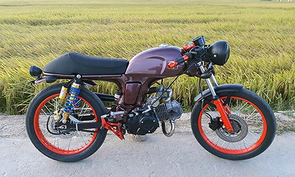 Honda 67 phong cách cafe racer của tay chơi Nghệ An