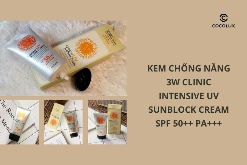 Kem Chống Nắng 3W Clinic Dành Cho Mọi Loại Da SPF50 PA+++