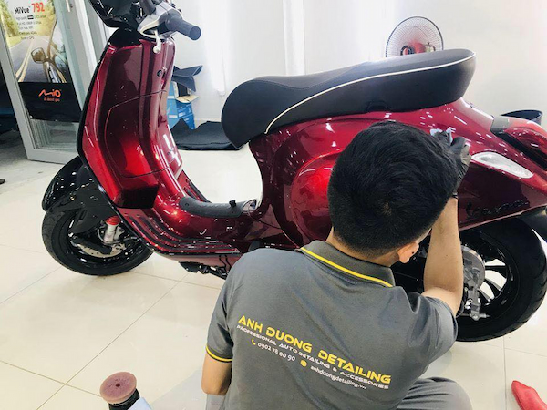 Thay nhớt lap vespa dung tích và giá tham khảo