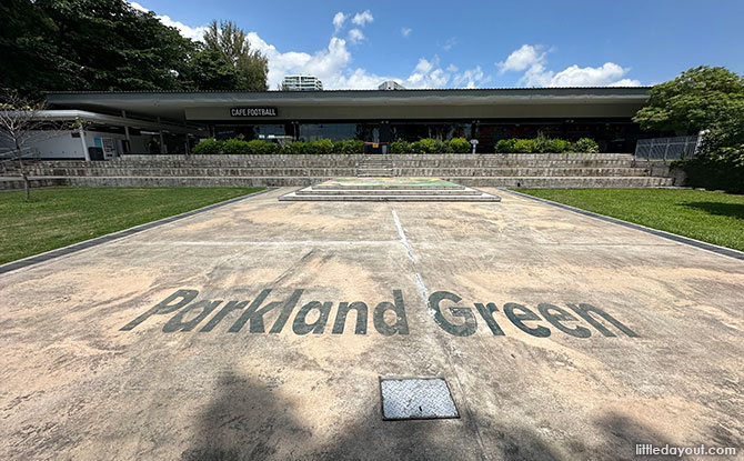 Parkland Green from the beach