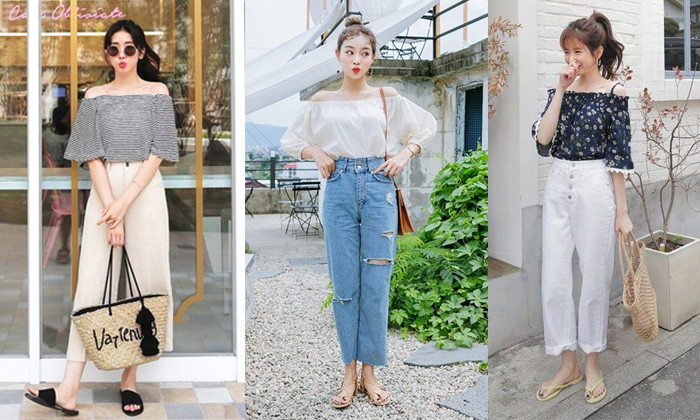 Tip phối đồ với quần baggy jeans nữ cho nàng cá tính 3