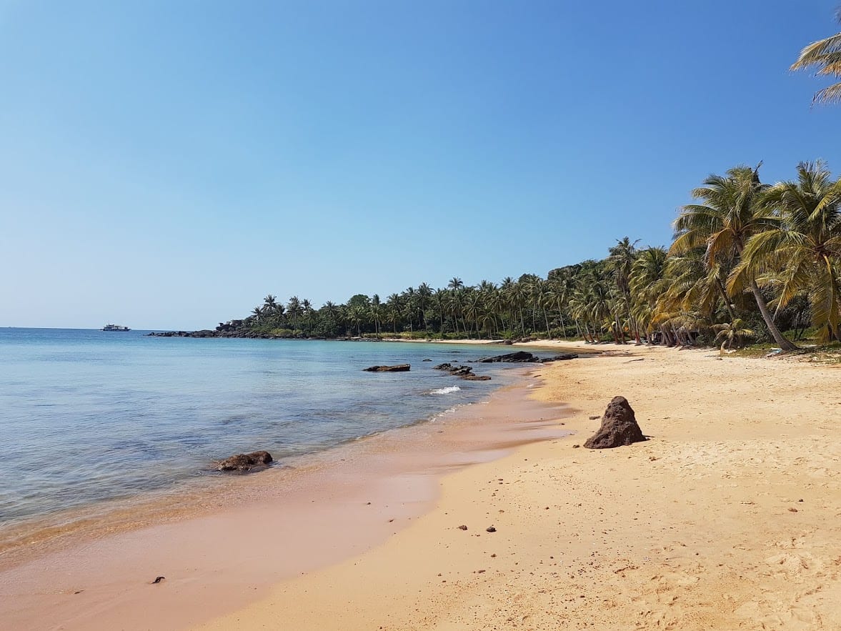 Cable car beach in Phu Quoc