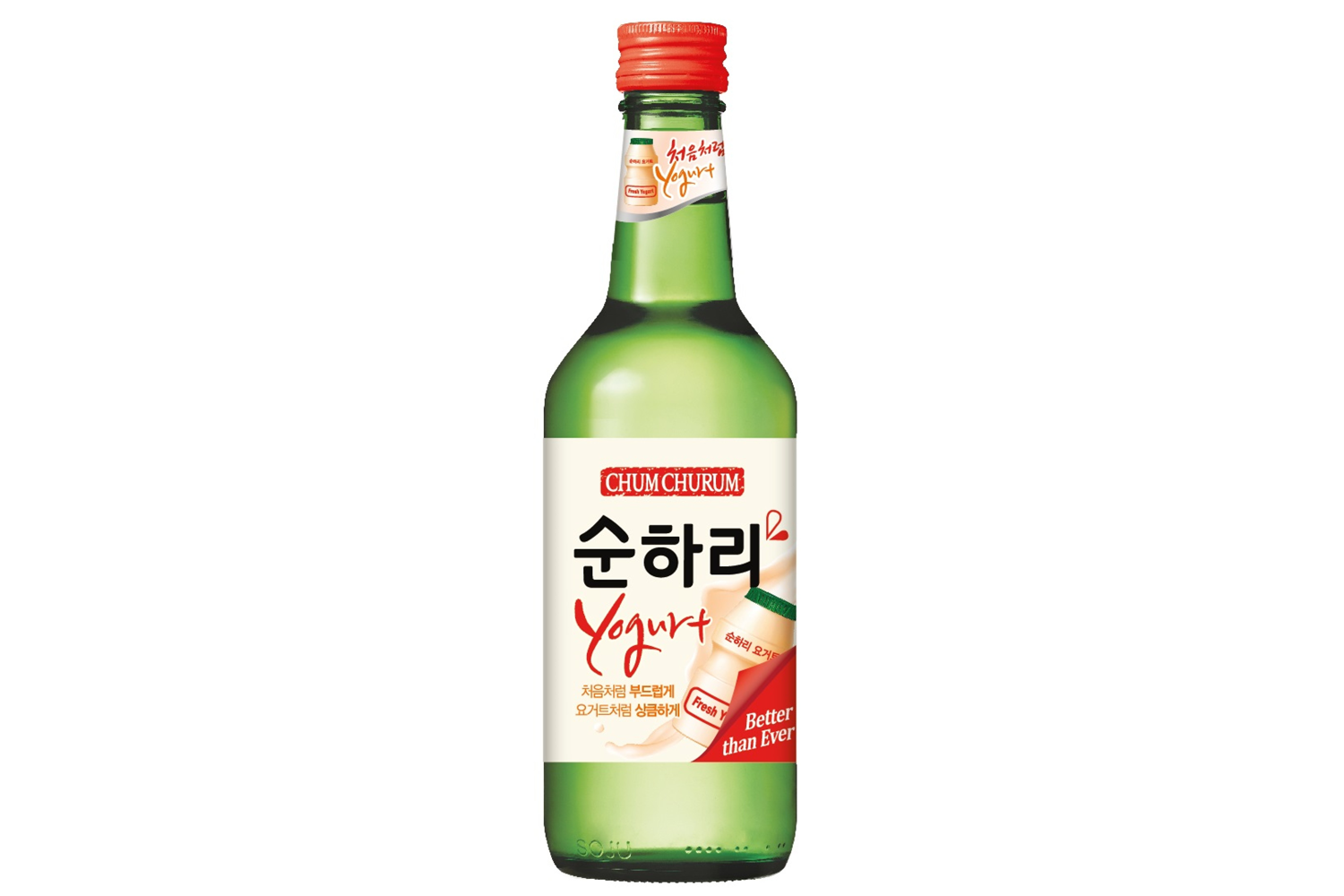 Soju sữa chua 순하리 요구르트 Tổng hợp 16 loại soju Hàn Quốc đáng thử