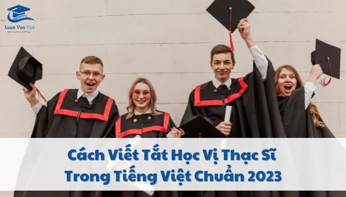 viết tắt thạc sĩ