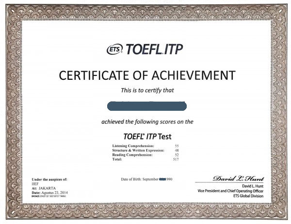 TOEFL có thời hạn bao lâu