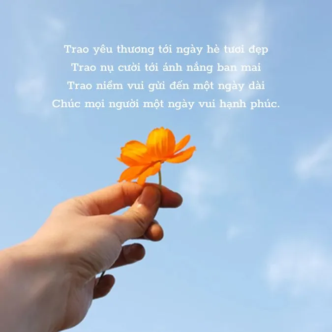 Thơ chào ngày mới 16