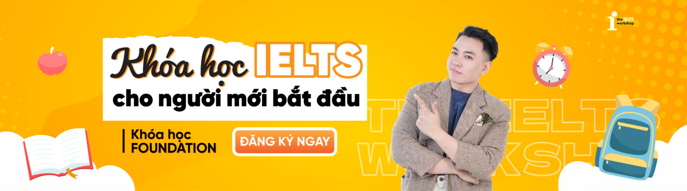 khóa học IELTS cho người mới bắt đầu