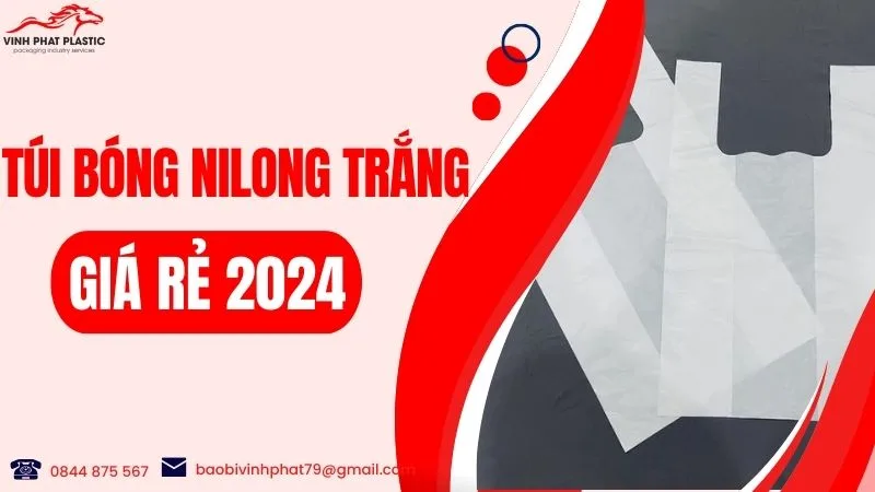 Túi nilong trắng 20x30, 50x70 1kg, 2kg, 3kg, 5kg, 10kg, 15kg, 20kg Giá rẻ 2024