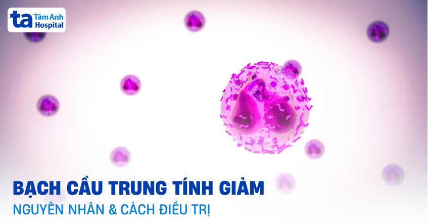 bạch cầu trung tính giảm