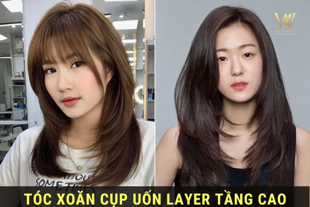 Kiểu tóc xoăn cụp