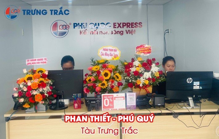 Vé VIP 2 chiều Phan Thiết <-> Phú Quý - tàu Trưng Trắc