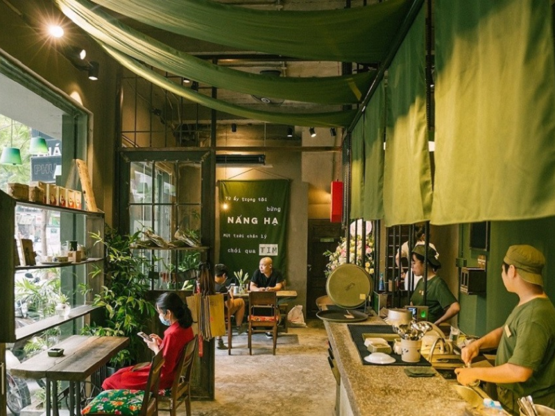 cafe ăn sáng Cộng Cà phê