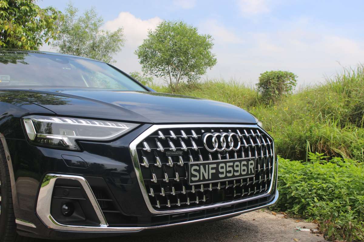 2022 Audl A8 L 4.0 exterior front grille CarBuyer Singapore