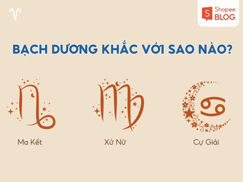 cung nào khắc với cung Bạch Dương