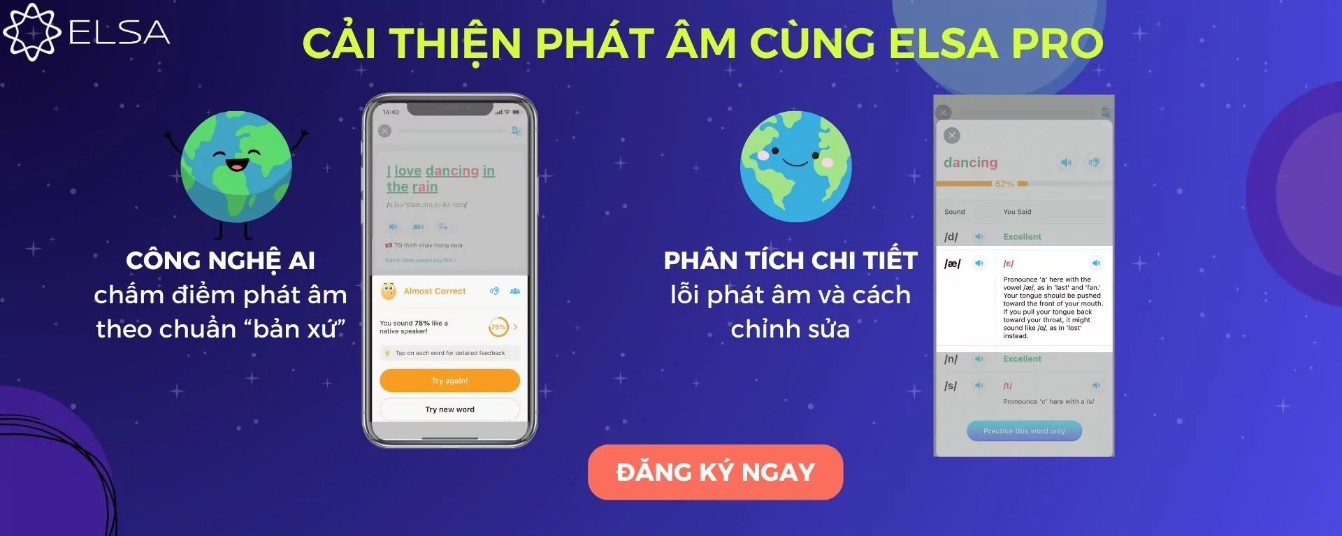 Luyện phát âm cùng ELSA Pro