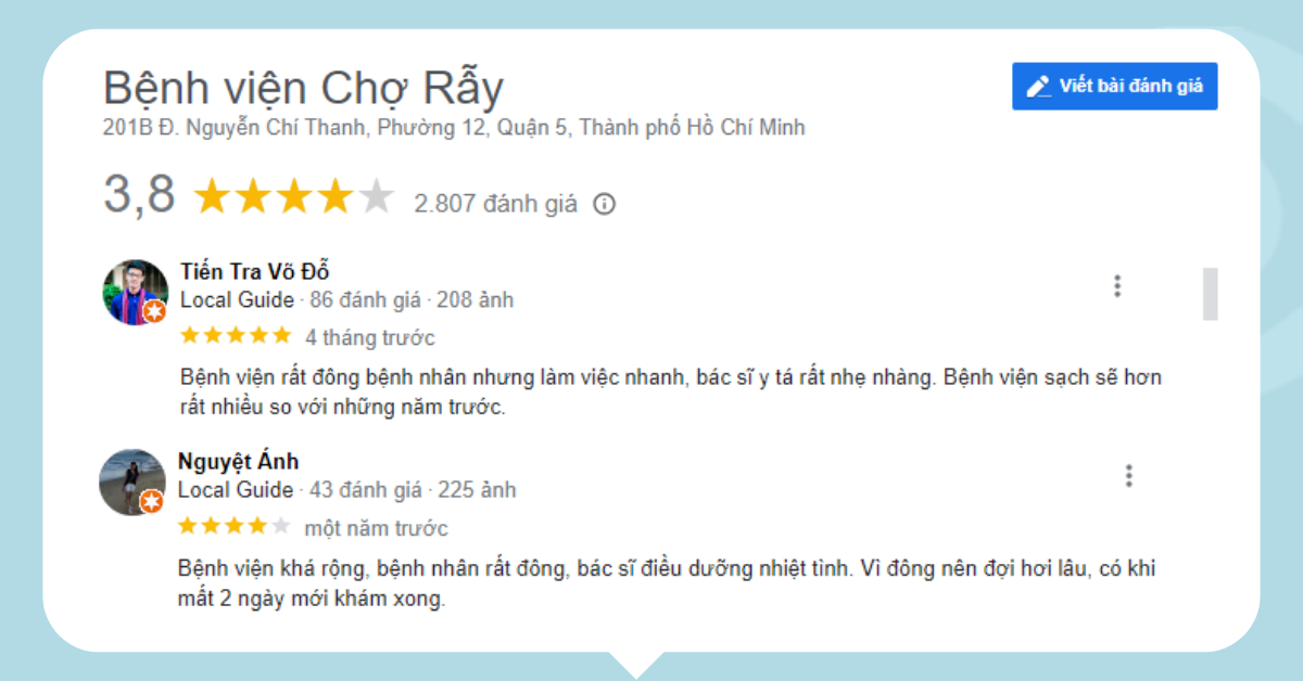 Phản hồi của khách hàng về trải nghiệm thăm khám khoa Tai Mũi Họng tại Bệnh viện ĐH Y Dược TPHCM