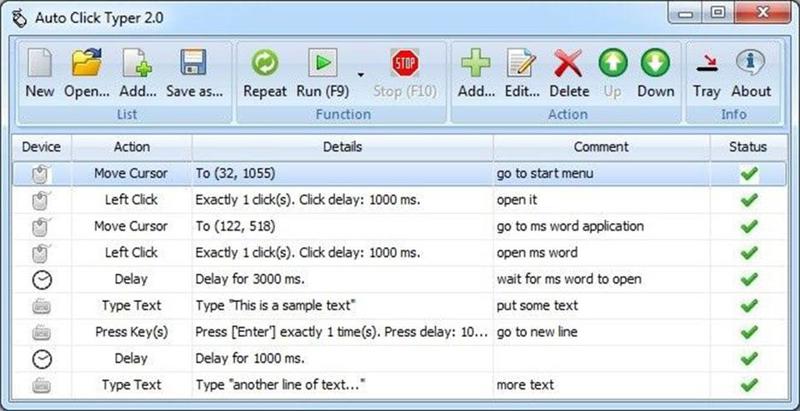 Phần mềm Auto Click Typer