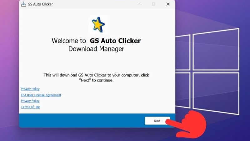 Phần mềm GS Auto Clicker