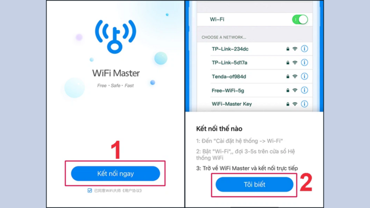 Làm thế nào để điện thoại tự bắt wifi miễn phí - 1