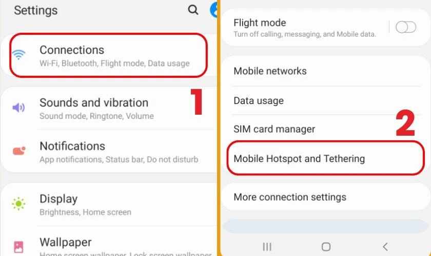Cách chia sẻ kết nối 4G trên Android