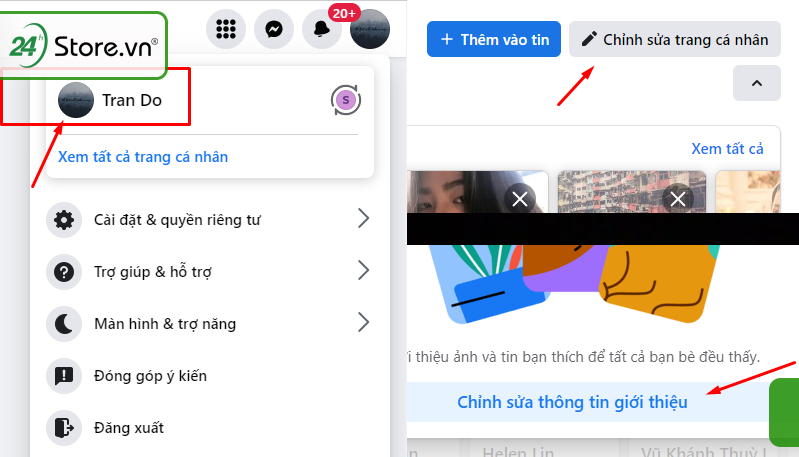 Đăng nhập tài khoản Facebook