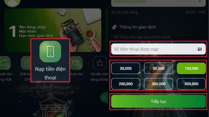 cách chuyển tiền mobi sang viettel