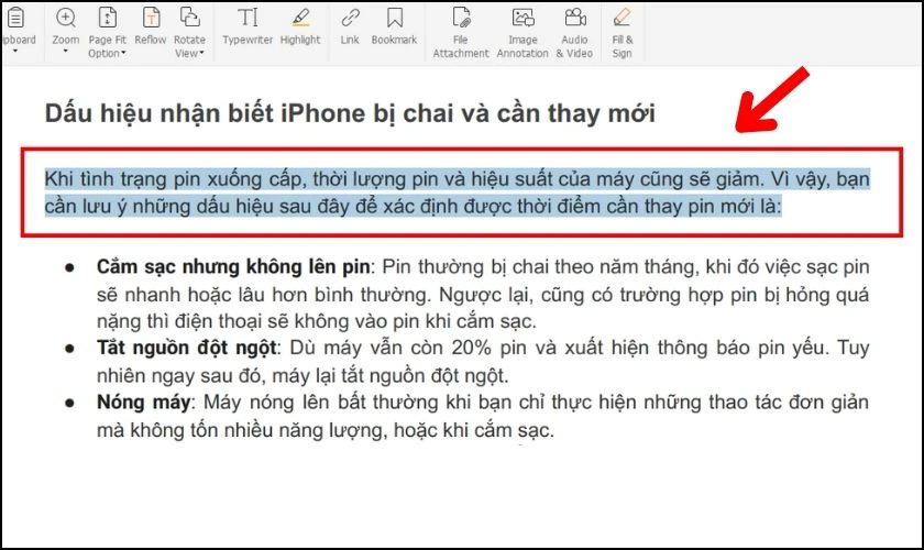 Cách chèn 1 đoạn PDF vào Word