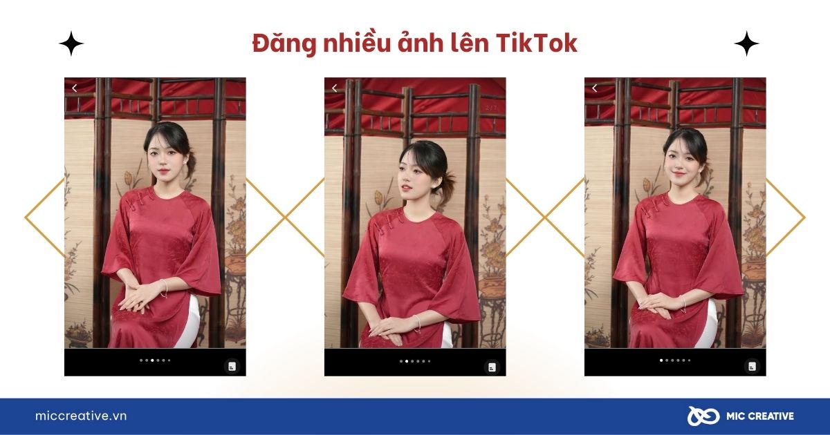 Đăng nhiều ảnh lên TikTok