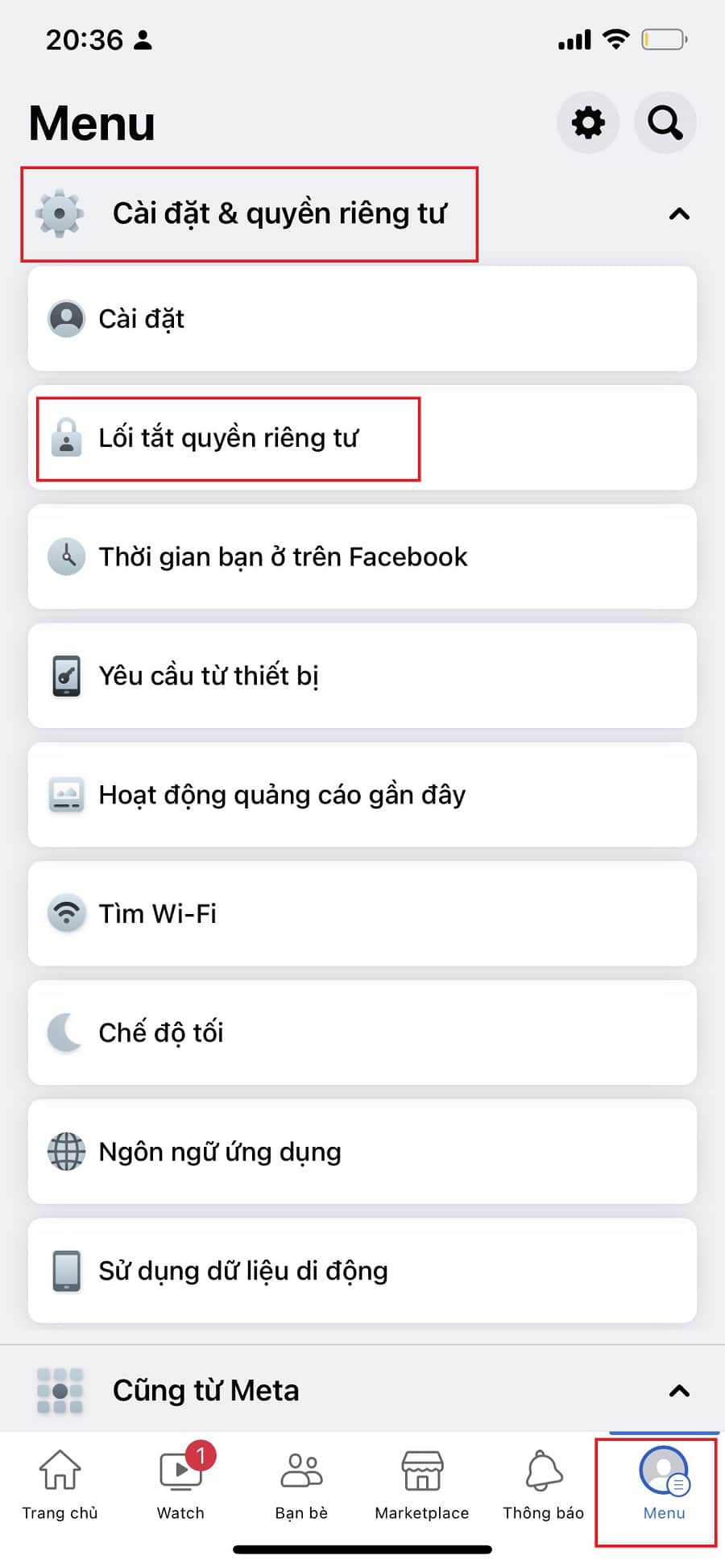 cách để tài khoản facebook ở chế độ riêng tư