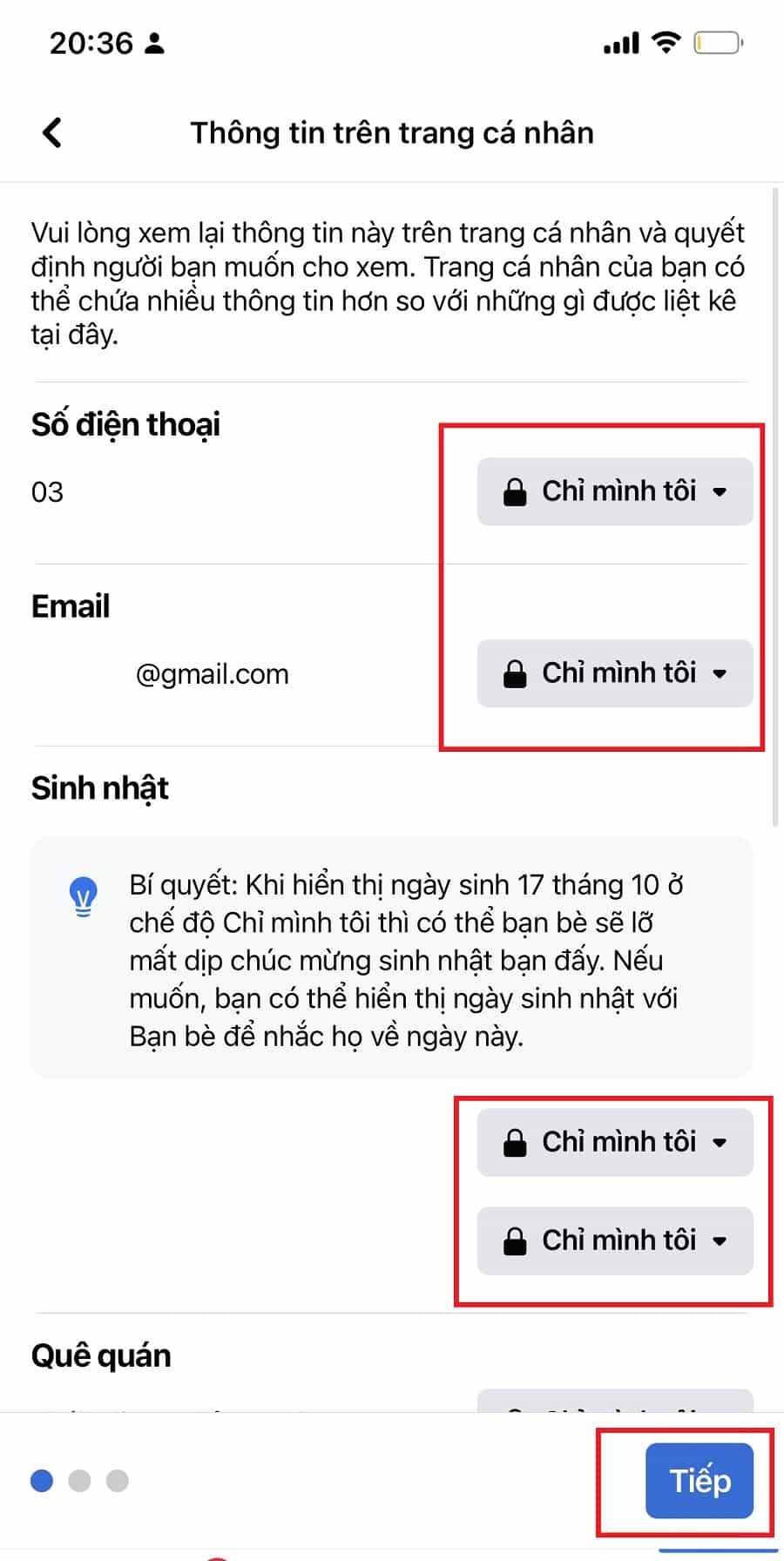 cách để tài khoản facebook ở chế độ riêng tư