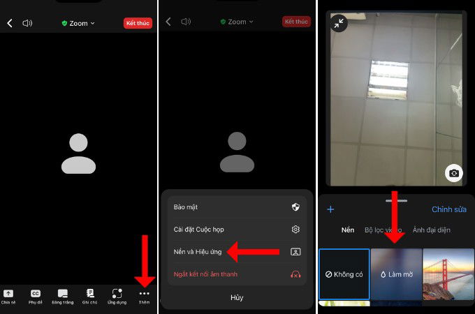 Cách thay đổi hoặc làm mờ nền trong Zoom trên điện thoại