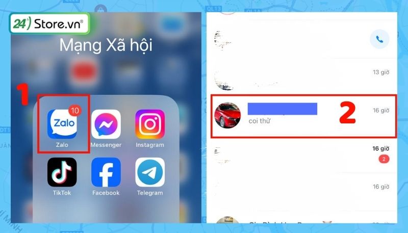 cách chia sẻ vị trí trên zalo iphone