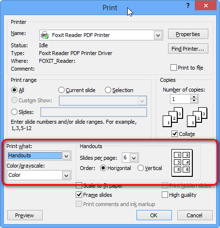 Hướng dẫn cách in Slide PowerPoint trang chẵn