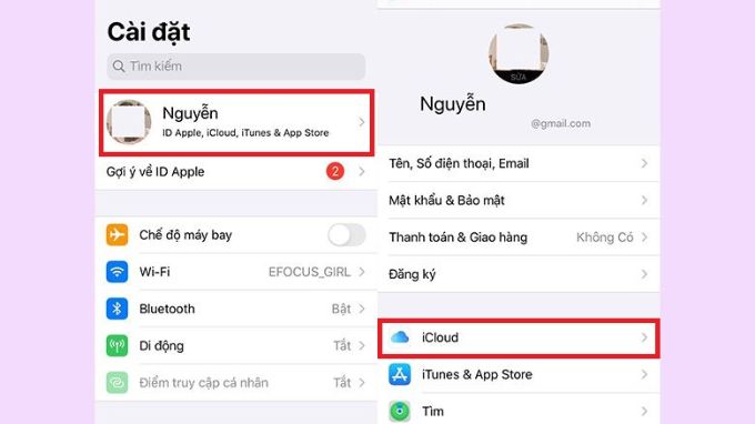 Khôi phục ghi chú từ bản sao lưu iCloud